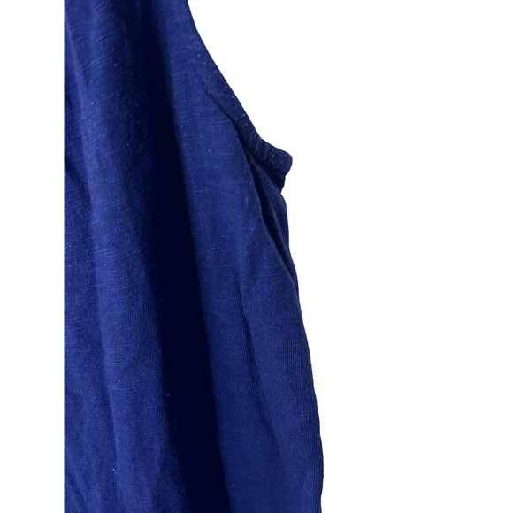 Lilly Pulitzer Essie Dress Twilight Blue Women's Size Large Cotton Minor Piling - Picture 5 of 9